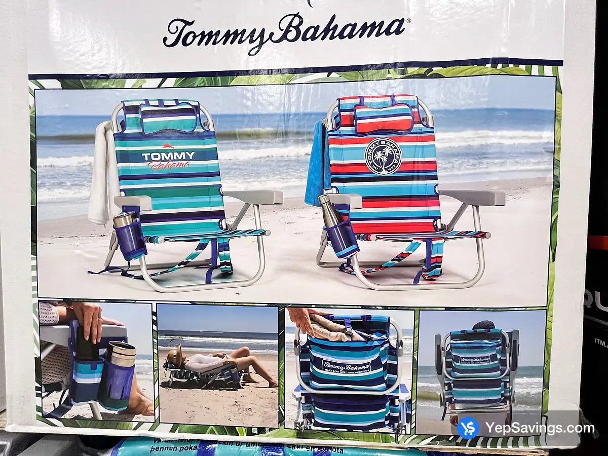 Costco TOMMY BAHAMA BACKPACK BEACH CHAIR - Canada (ITM 1819490)