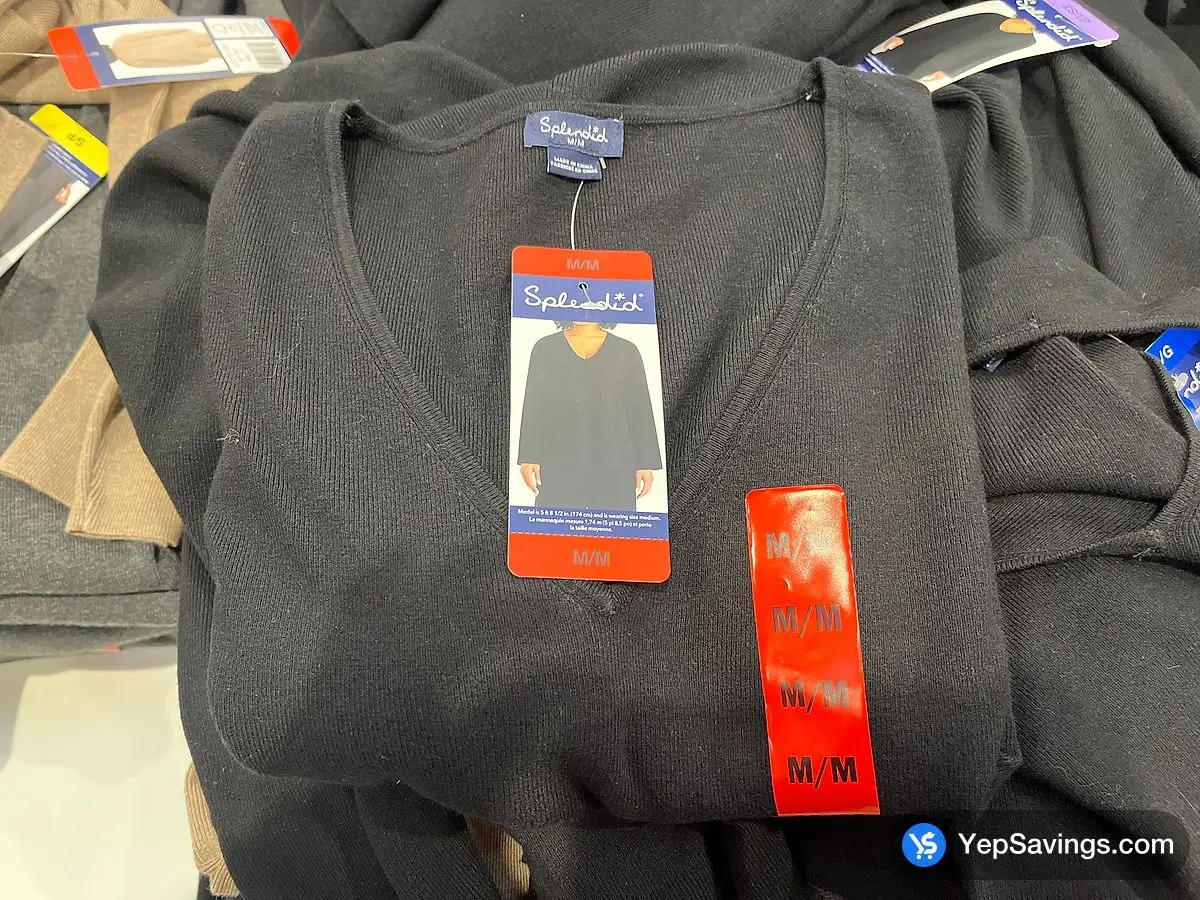 Costco SPLENDID V - NECK SWEATER + LADIES SIZES XS - XL - Canada (ITM 3817503)
