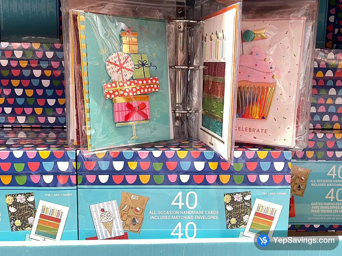 Costco HAND CRAFTED GREETING CARD COLLECTION BOX OF 40 - Canada (ITM 1784984)