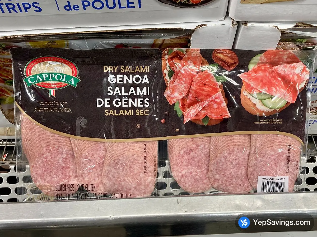 Costco CAPPOLA GENOA SALAMI 2 x 400 g - Canada (ITM 2163822)