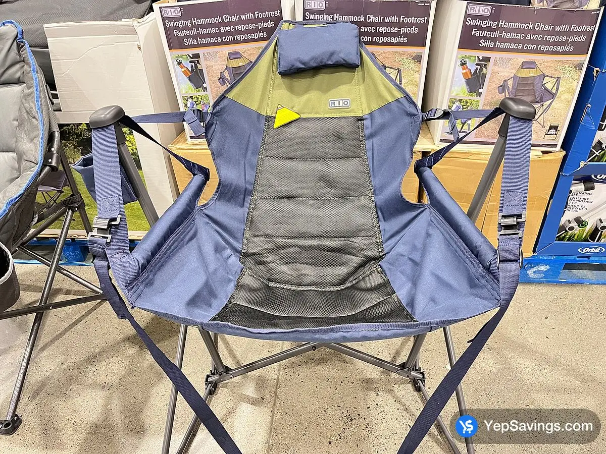 Costco RIO SWINGING HAMMOCK CHAIR WITH FOOTREST - Canada (ITM 1819465)