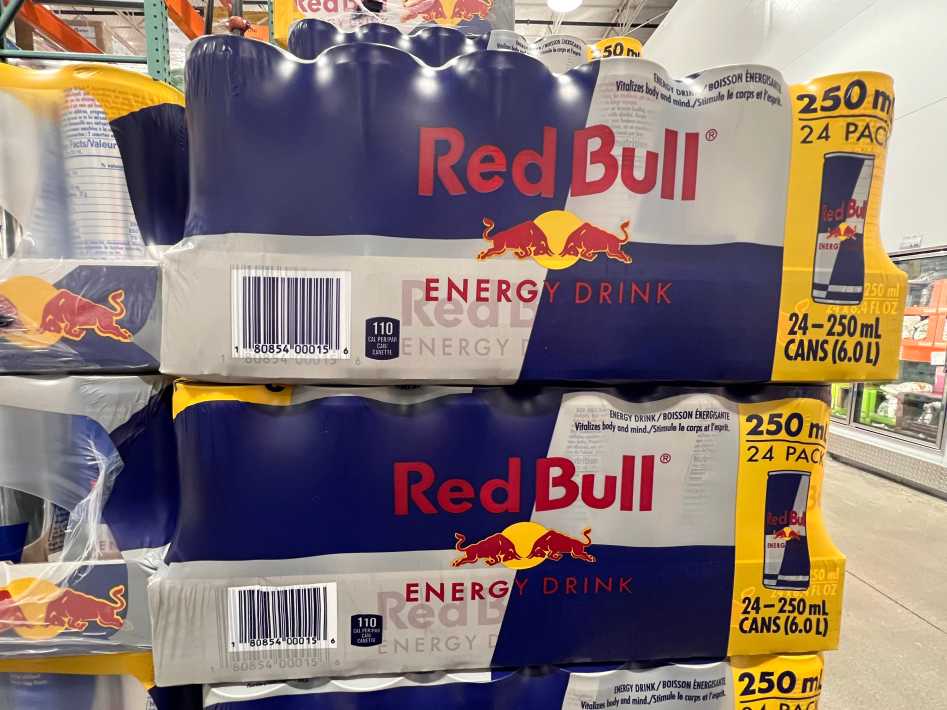RED BULL ENERGY DRINK 24X250 mL ITM 831969 at Costco