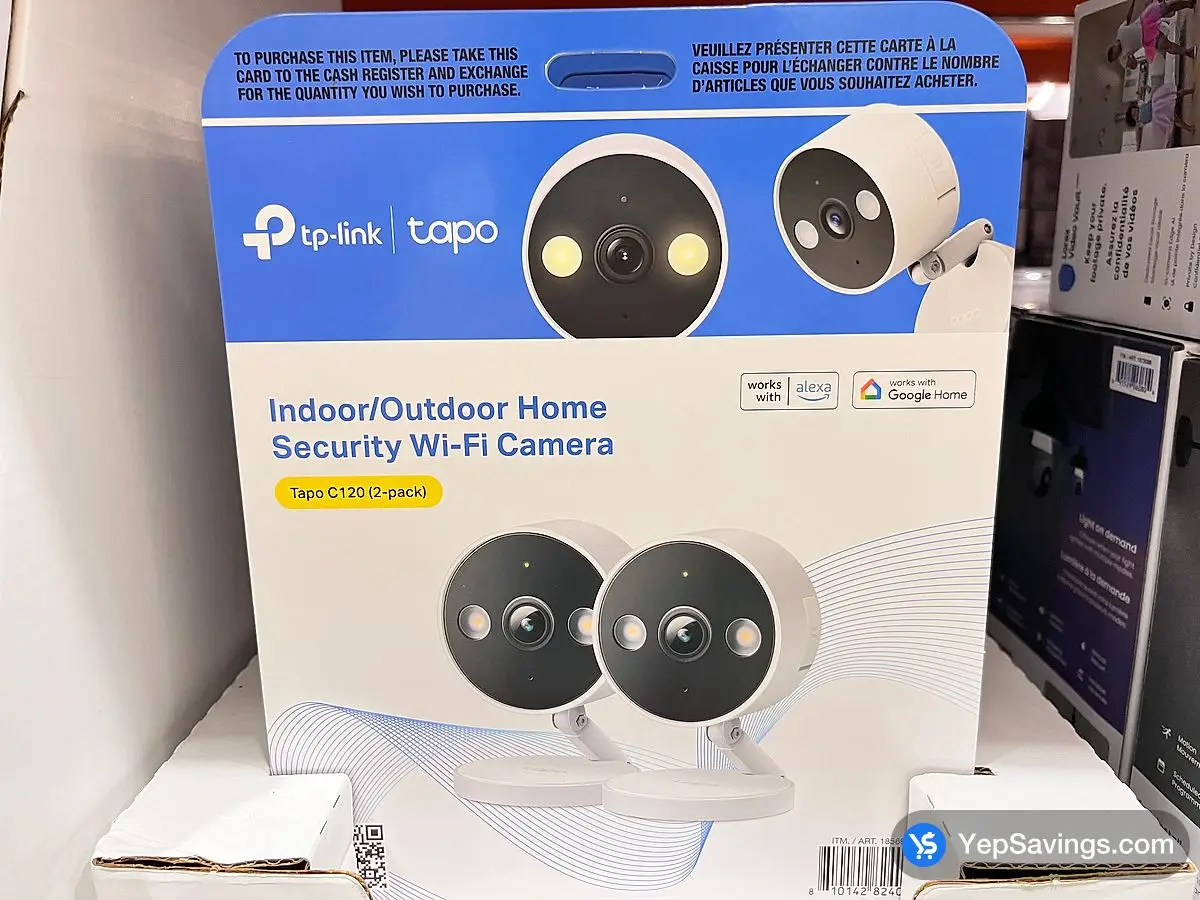 Costco TP LINK TAPO SECURITY CAMERA PACK OF 2 - Canada (ITM 1856934)
