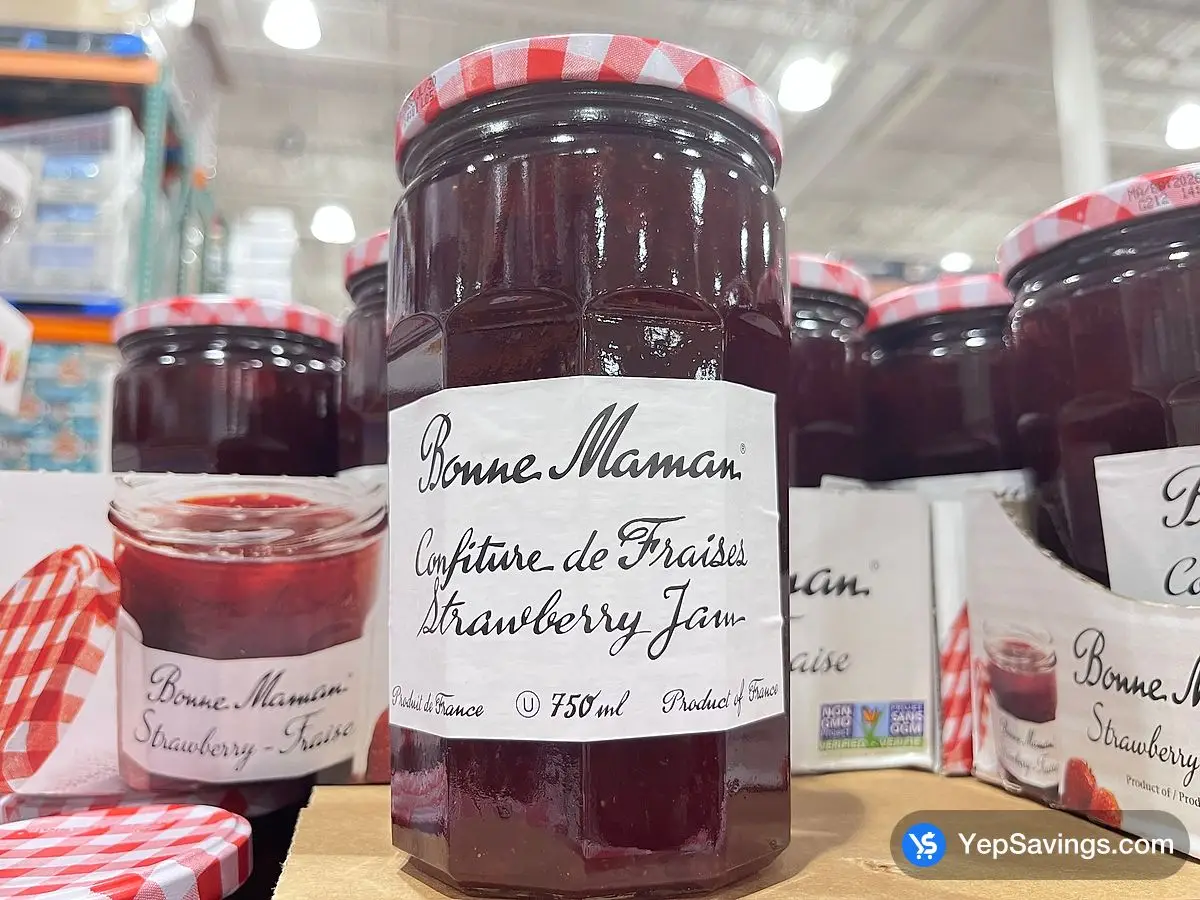 Costco BONNE MAMAN STRAWBERRY JAM 750 mL - Canada (ITM 1390535)
