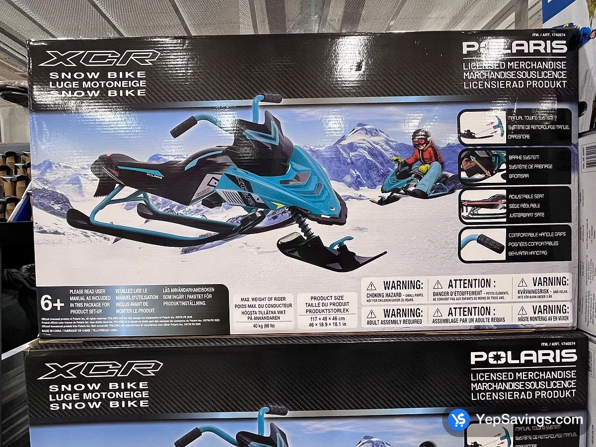 Costco POLARIS SNOW BIKE XCR - Canada (ITM 1740574)