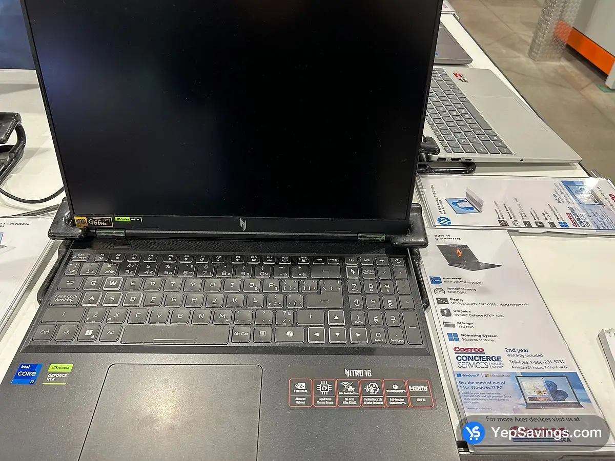 Costco ACER NITRO SLIM 16 - IN GAMING LAPTOP AN16-73-71ML - Canada (ITM 1853322)