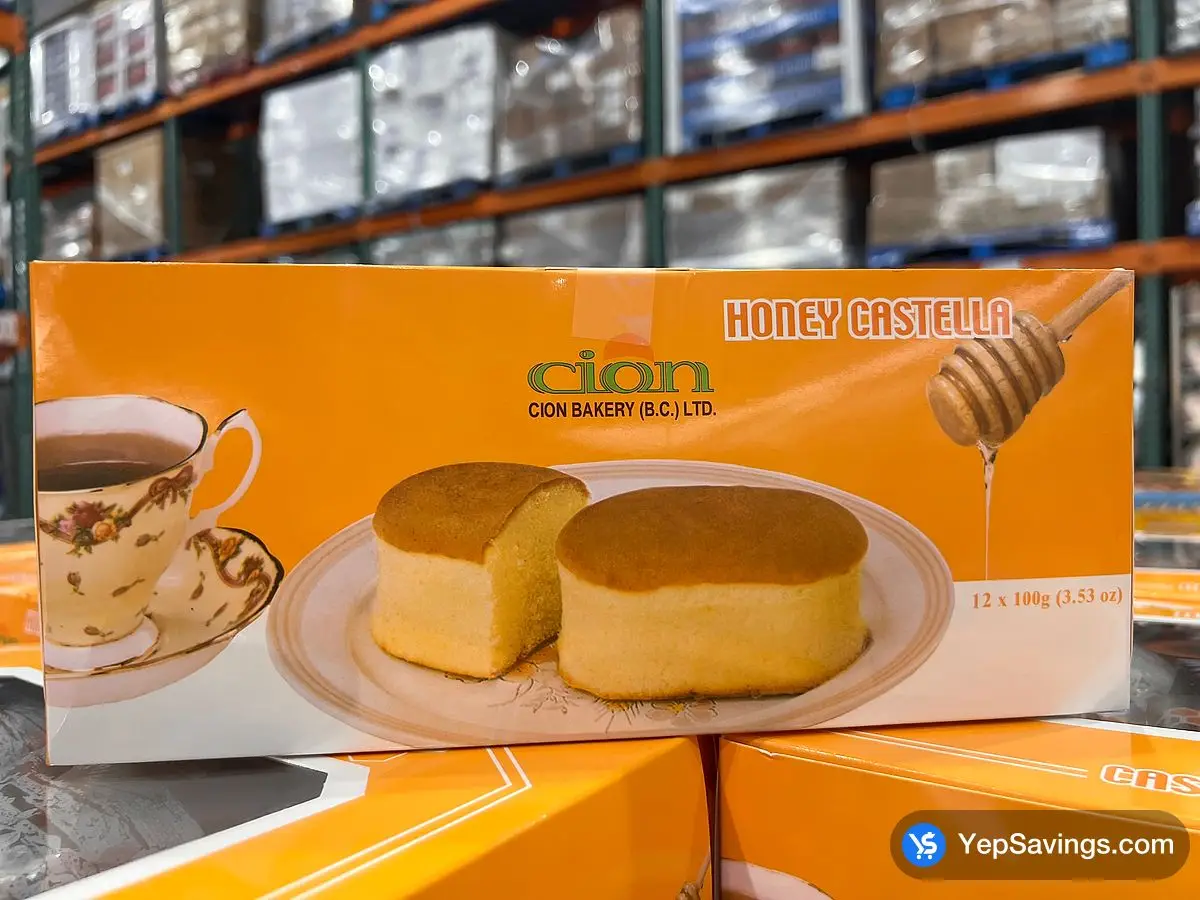 Costco CION CASTELLA CAKE 12 x 100 g - Canada (ITM 1843024)