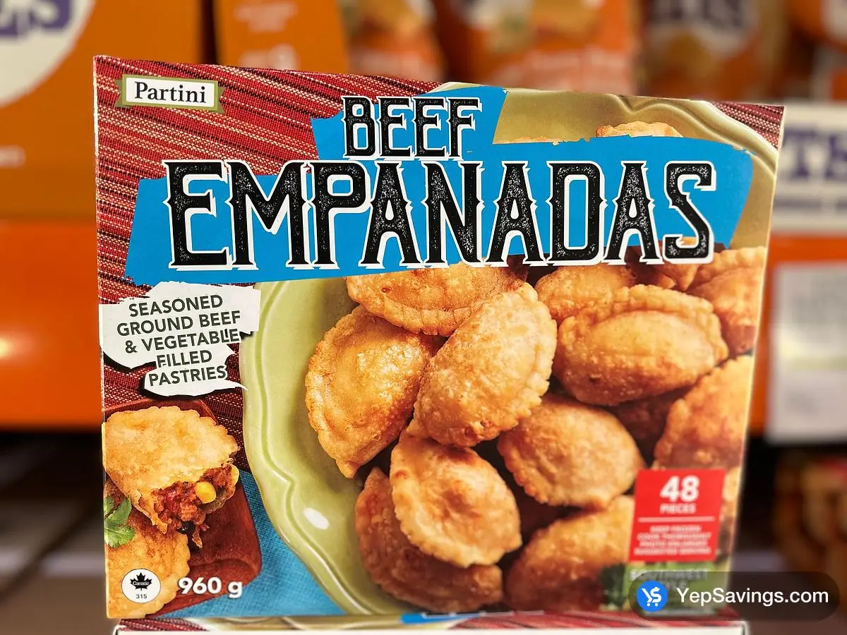 Costco PARTINI BEEF EMPANADAS 960 g - Canada (ITM 1253222)