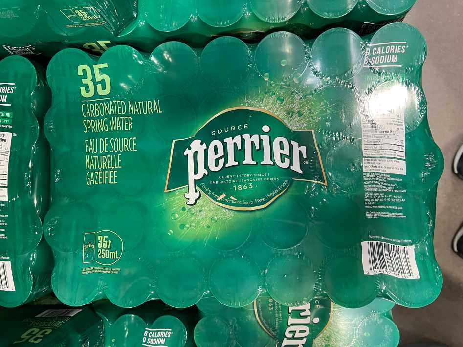 PERRIER SLIM CANS 35 x 250 mL ITM 329712 at Costco