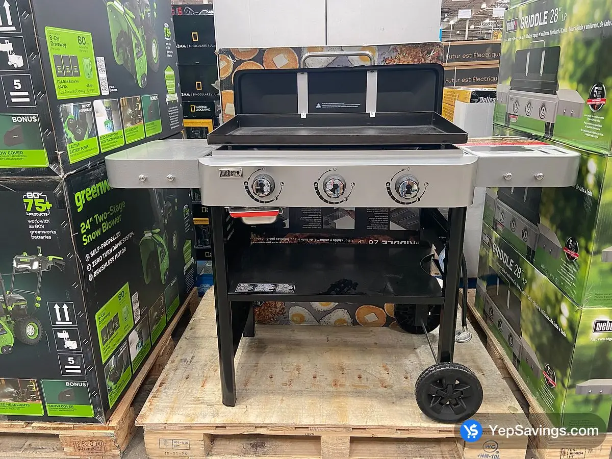 Costco WEBER 28 " PROPANE GAS GRIDDLE 36,000 BTU - Canada (ITM 1852874)