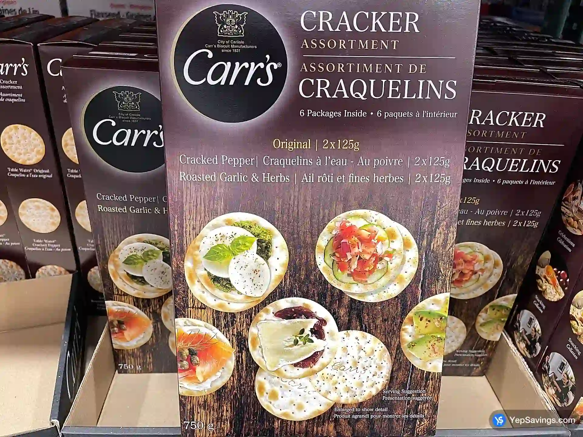 Costco CARR'S VARIETY PACK 750 g - Canada (ITM 1665526)