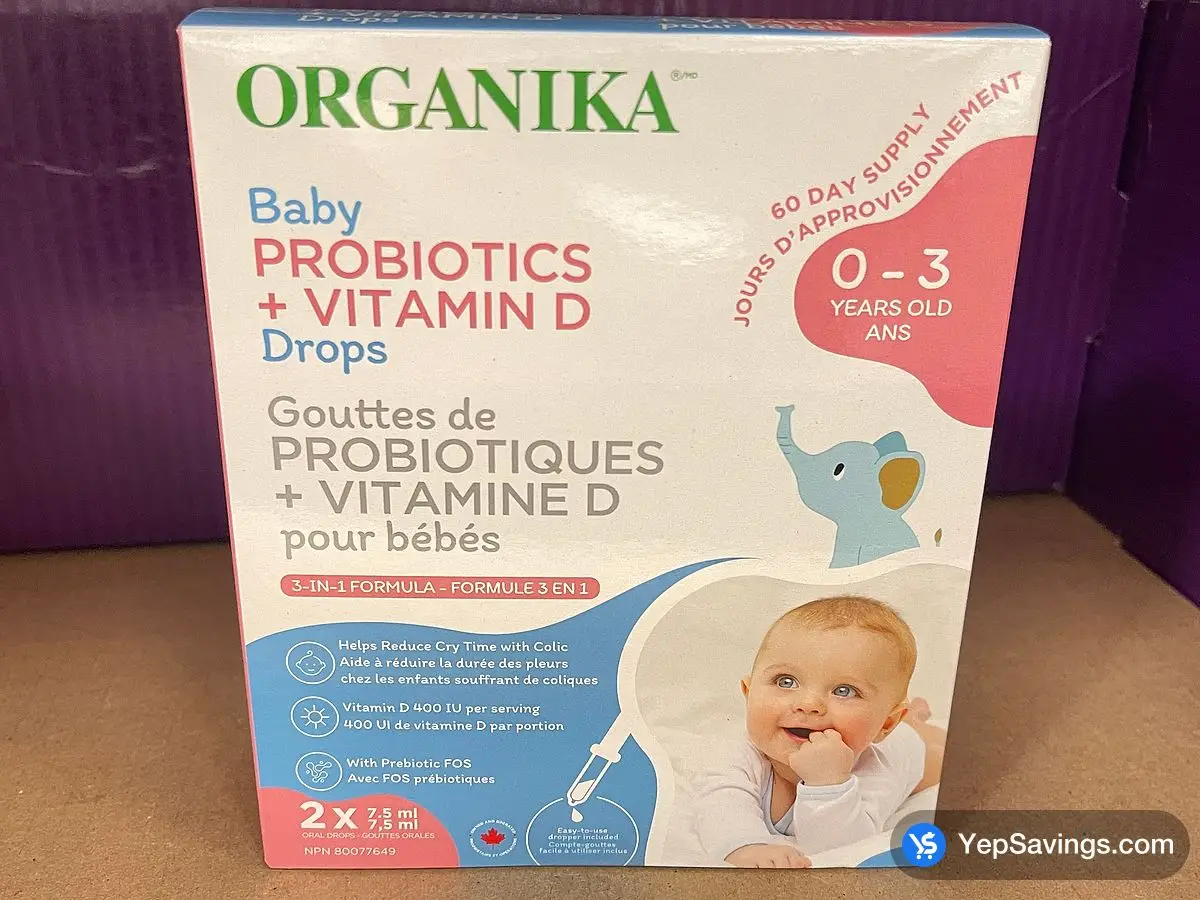 Costco ORGANIKA BABY PROBIOTIC 2 x 7.5ml - Canada (ITM 5085902)
