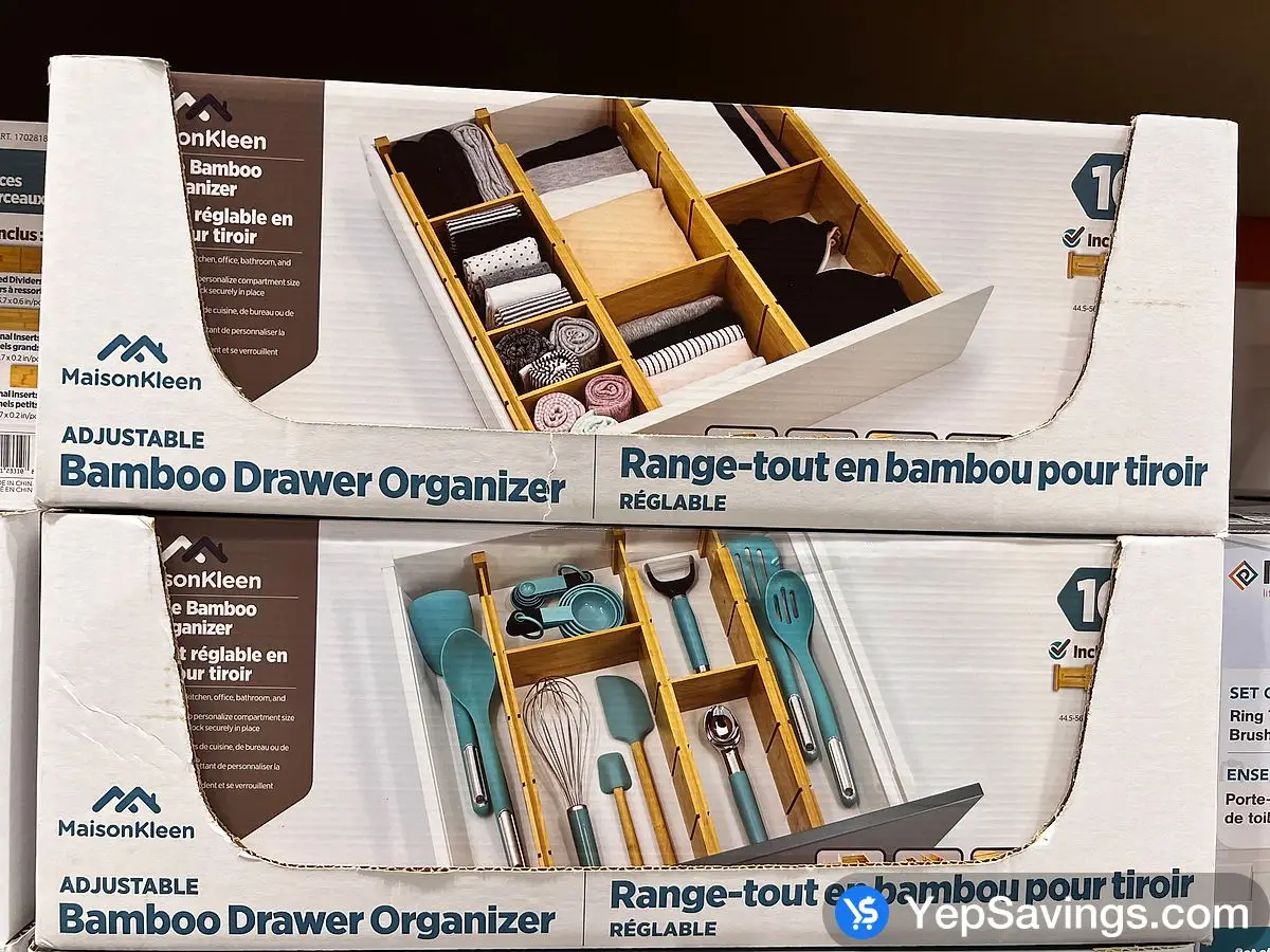 ACCENT HOME DRAWER ORGANIZER 10 PIECES ITM 1702818 at Costco