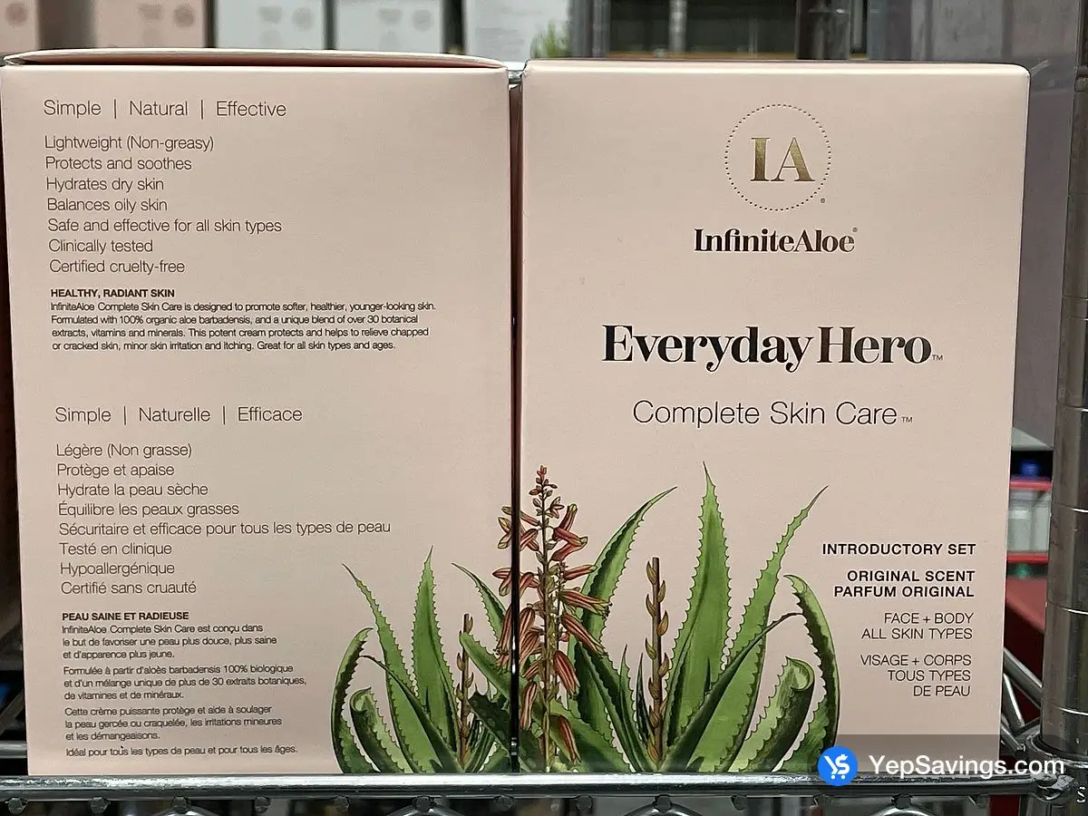 Costco INFINITEALOE INTRO SET SCENTED PACK OF 4 JARS - Canada (ITM 873592)