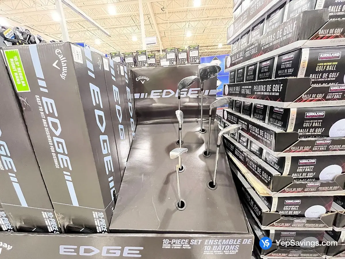 Costco CALLAWAY EDGE GOLF CLUB SET +10 PIECES - Canada (ITM 1757622)