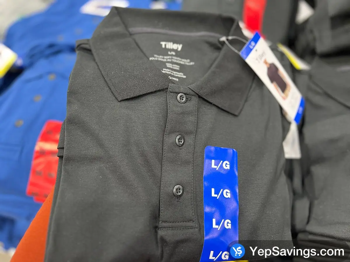 TILLEY COTTON POLO + MENS SIZES S - XXL ITM 1733020 at Costco
