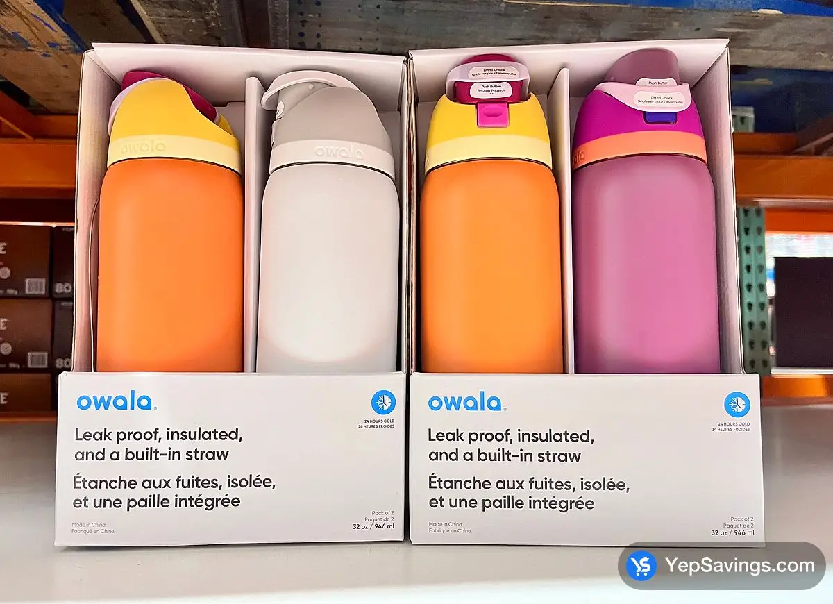 Costco OWALA WATER BOTTLES PACK OF 2 - Canada (ITM 1855988)