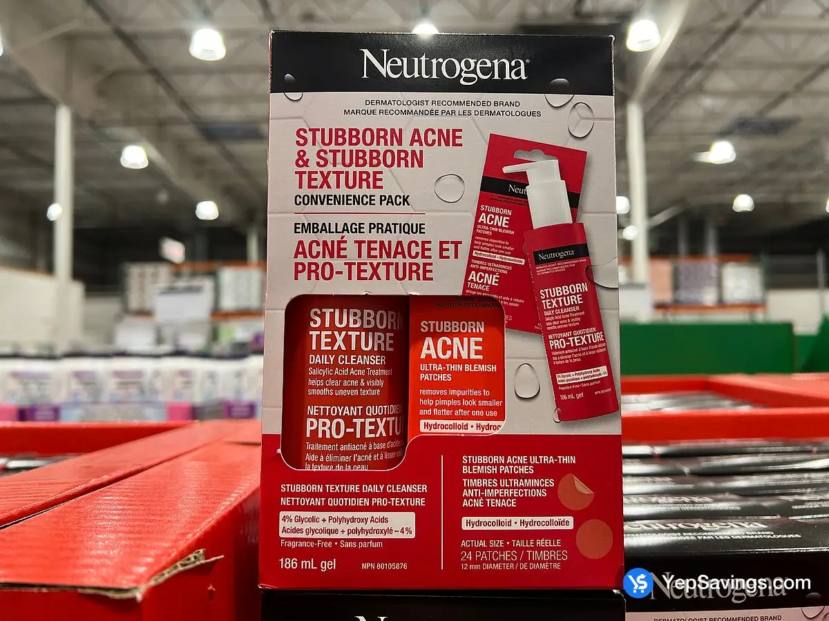 Costco NEUTROGENA STUBBORN ACNE AND STUBBORN TEXTURE PACK - Canada (ITM 1730873)