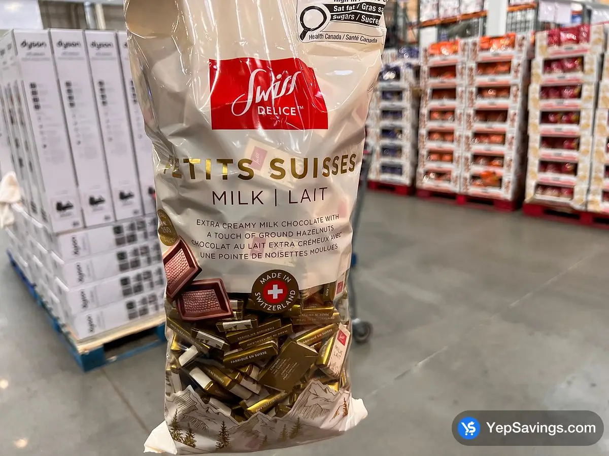 Costco SWISS DELICE MILK CHOCOLATES 1.5 kg - Canada (ITM 102290)