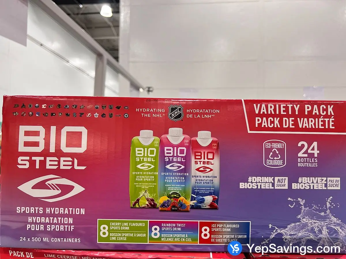 BIOSTEEL SPORTS DRINK 24 x 500 mL ITM 1727753 at Costco