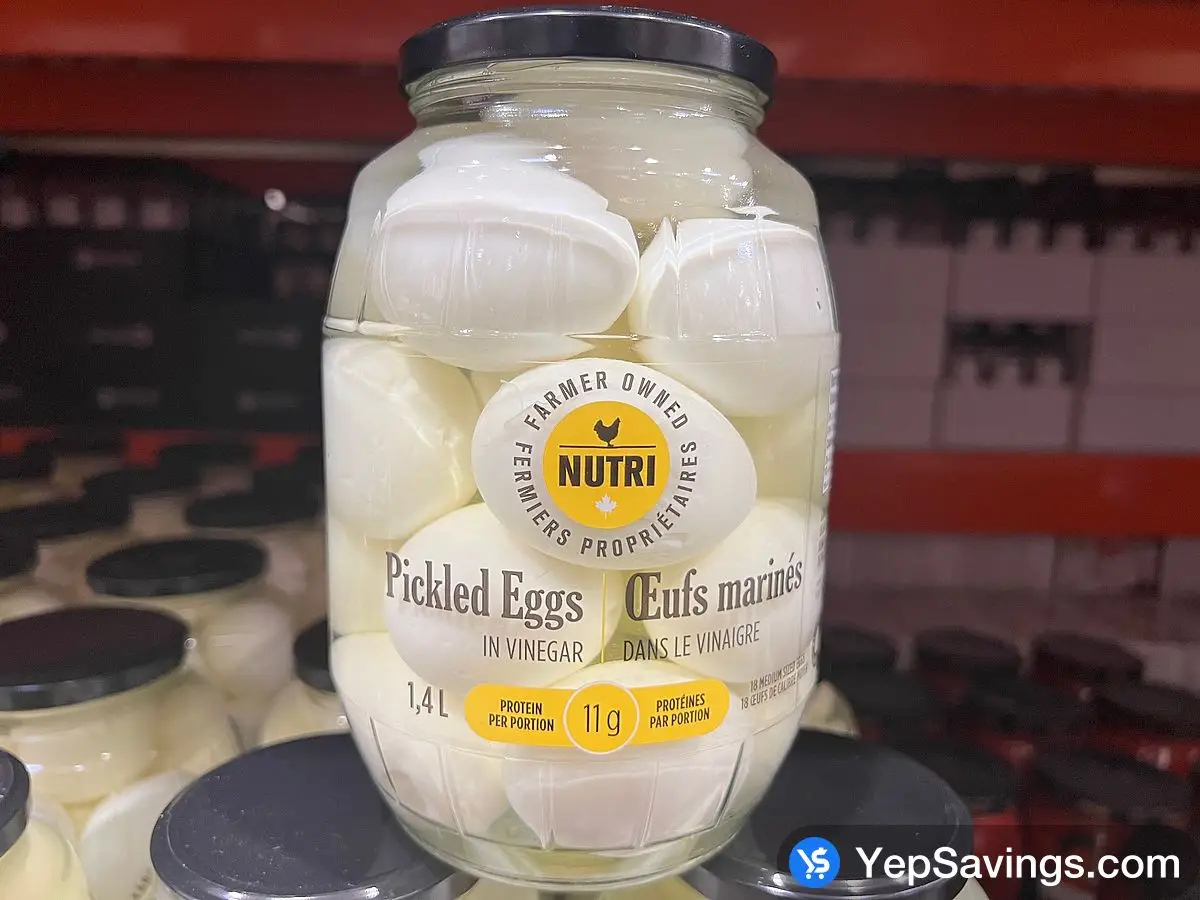 Costco NUTRI PICKLED EGGS 1.42 L - Canada (ITM 1770266)