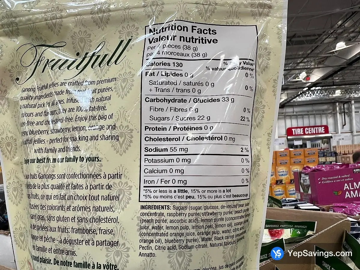 Costco GANONG FRUITFULL 650 g - Canada (ITM 1753159)