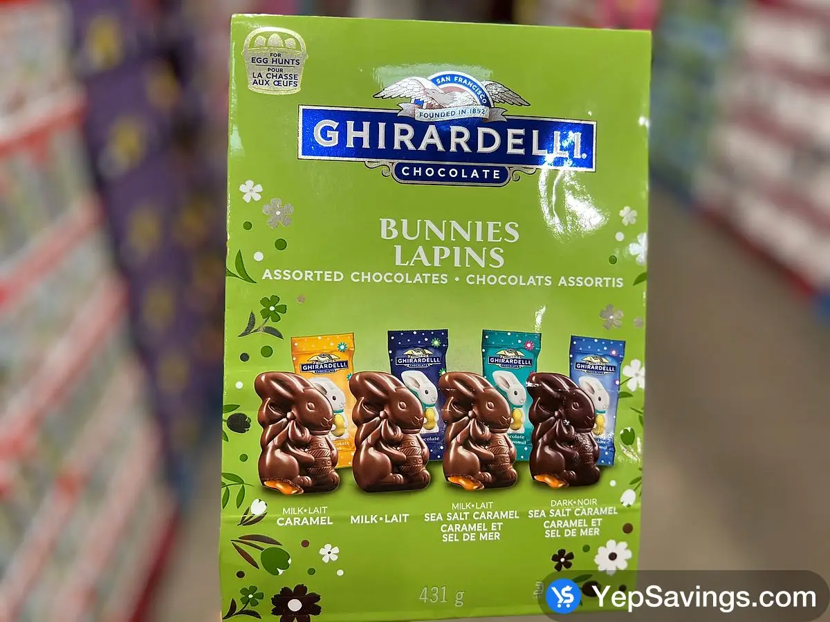 GHIR ARDELLI EASTER ASSORTED BUNNIES 431g ITM 1758311 at Costco