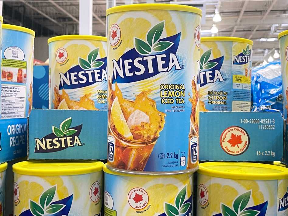 NESTEA LEMON ICED TEA 2.2 kg ITM 70608 at Costco