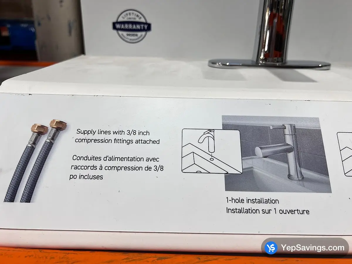 Costco MOEN BATHROOM FAUCET ZANETA Optional - Canada (ITM 1617292)