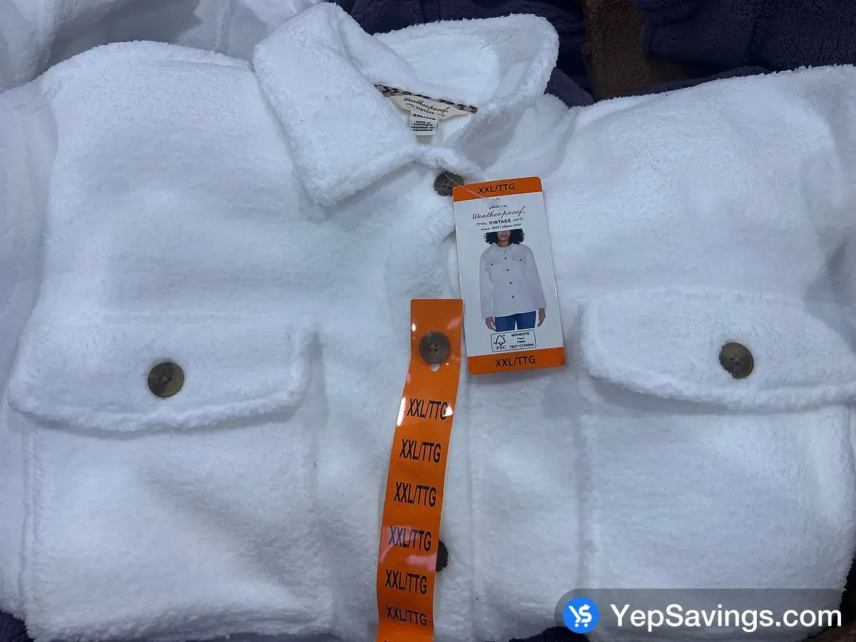 WEATHERPROOF VINTAGE HOSHERPA SHIRT JACKET + LADIES SIZES S - XXL ITM 1239000 at Costco