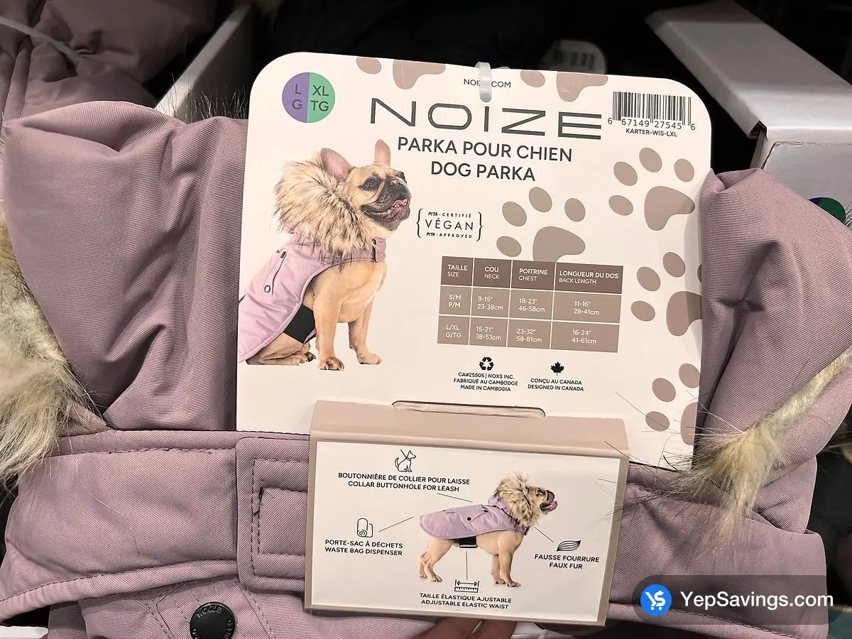 Costco NOIZE KARTER DOG JACKET - Canada (ITM 1819594)