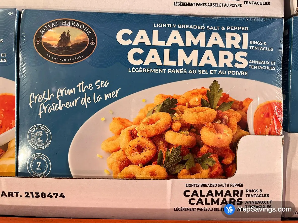 Costco ROYAL HARBOUR SALT & PEPPER CALAMARI 907 g - Canada (ITM 2138474)