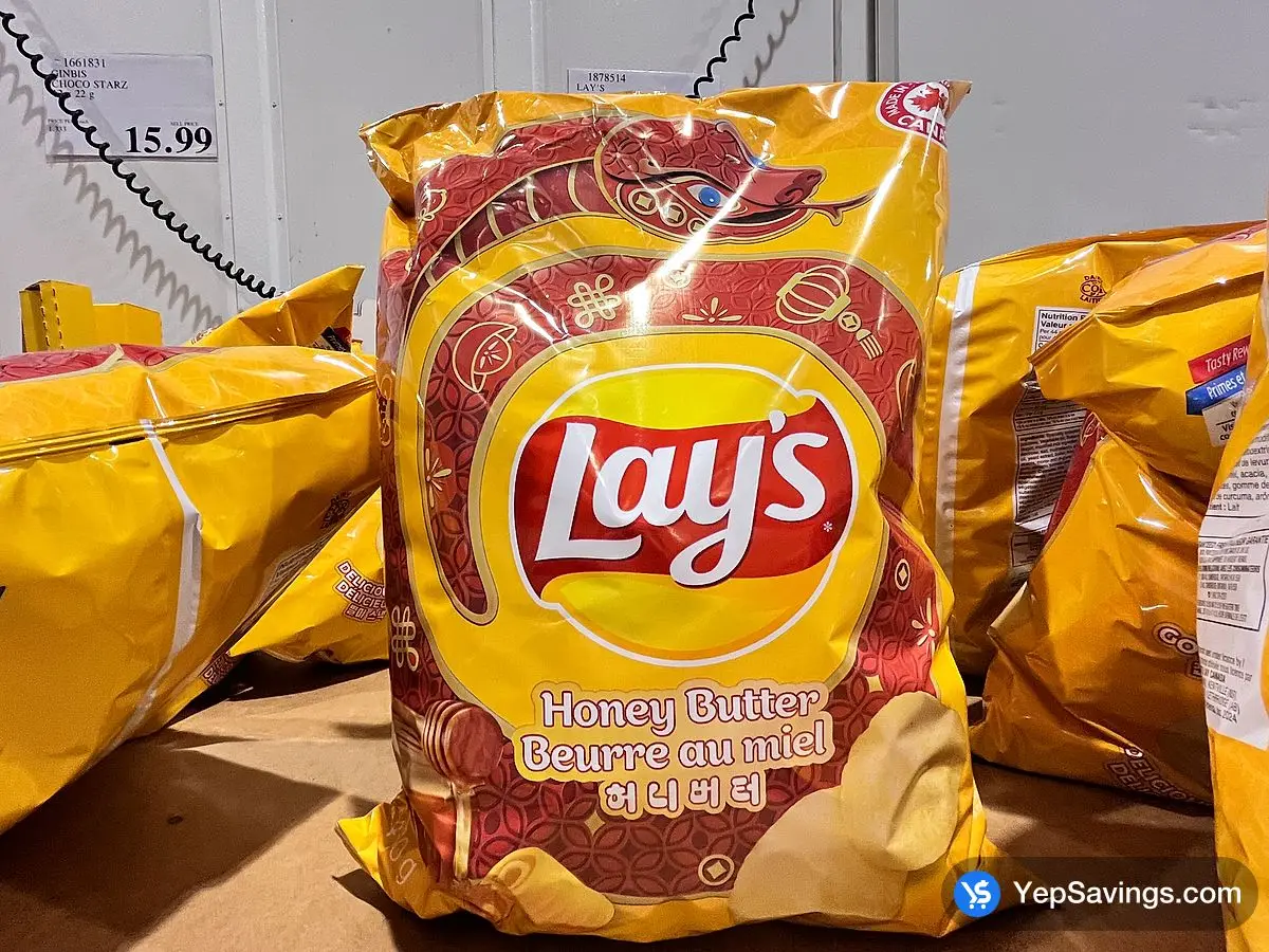 Costco LAY'S HONEY BUTTER 460 g - Canada (ITM 1878514)