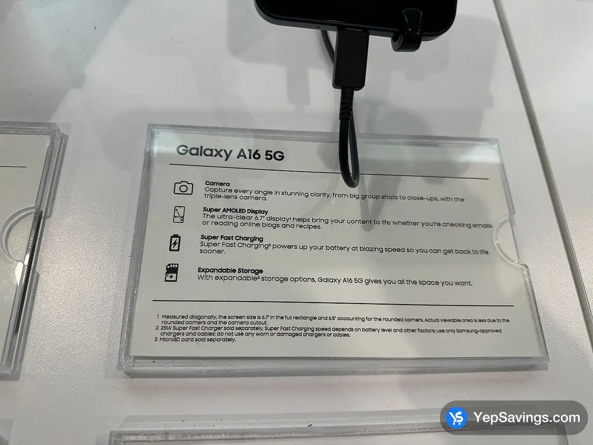 Costco SAMSUNG GALAXY A16 5G 128GB - Canada (ITM 8777516)