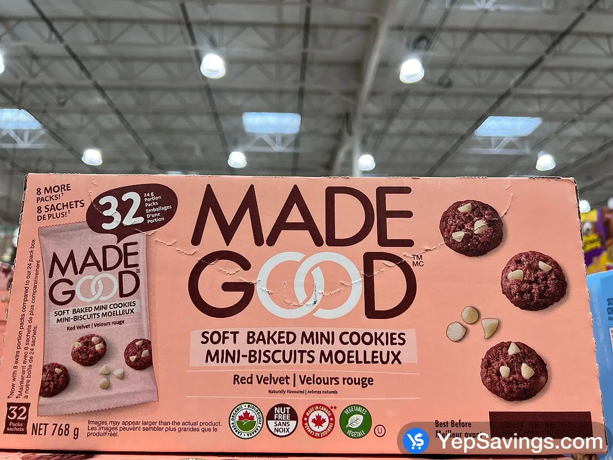 MADE GOOD SOFT BAKED COOKIES 32 X 24 g ITM 2422485 at Costco