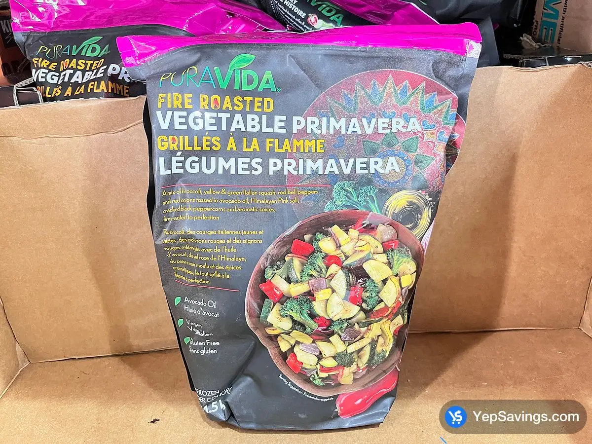 Costco PURAVIDA VEG PRIMAVERA BLEND 1.5 kg - Canada (ITM 1727798)