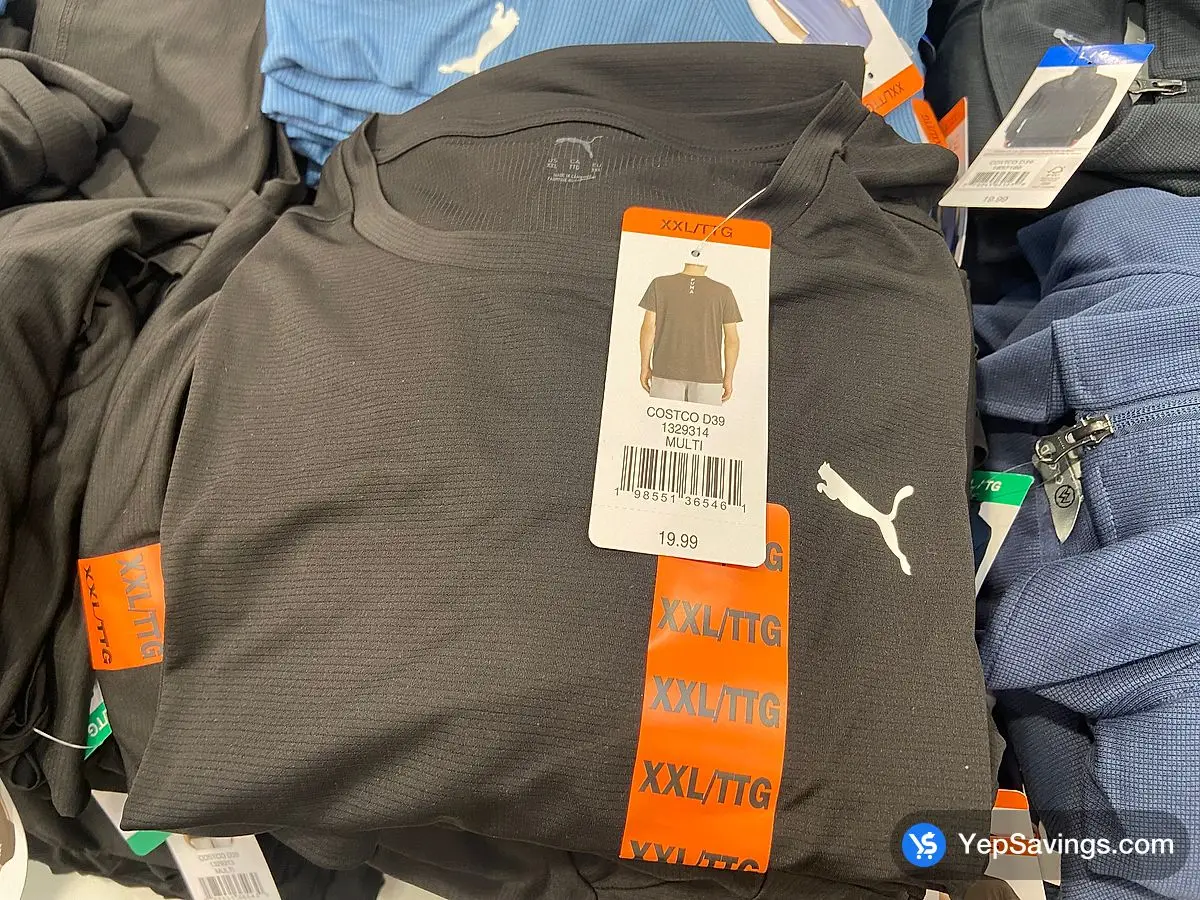 Costco PUMA ACTIVE T-SHIRT +MENS SIZES S-XL ONLY - Canada (ITM 1329310)