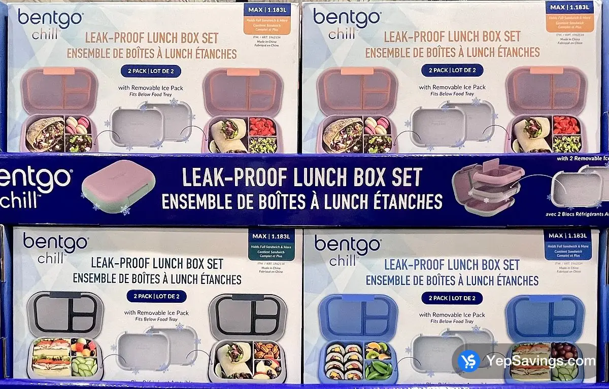Costco BENTGO LUNCH BOX SET PACK OF 2 - Canada (ITM 1962134)