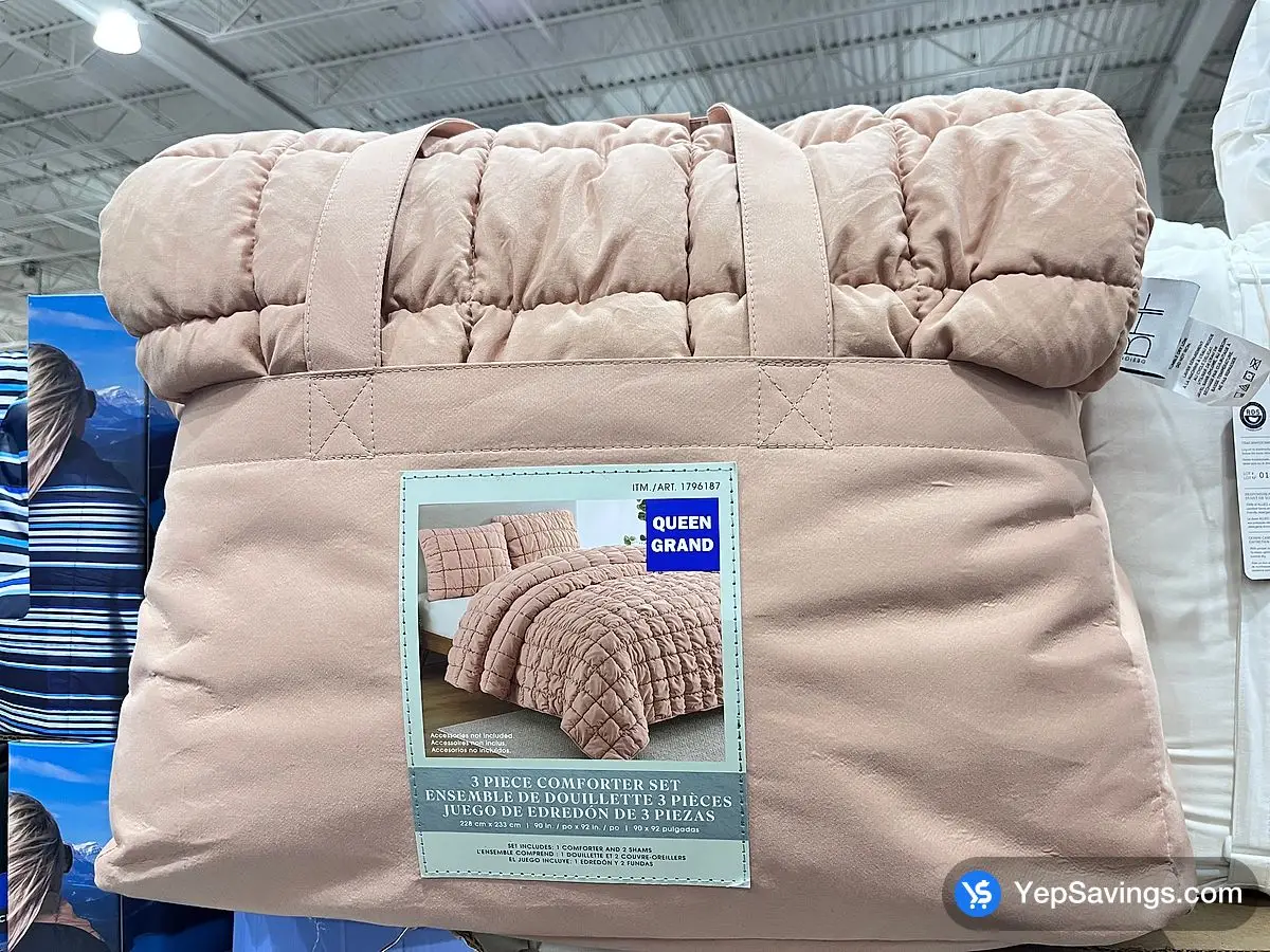 Costco COMFORTER SET QUEEN 3PC - Canada (ITM 1796187)