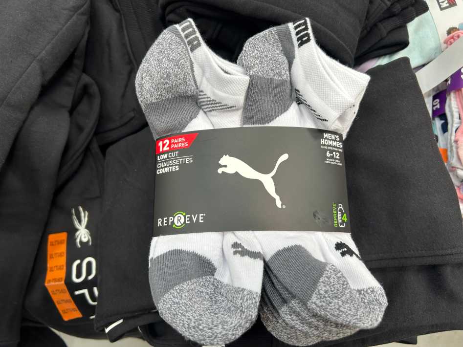 PUMA LOW CUT SOCK 12PK MENS SIZES 6-12 ITM 1233473 at Costco