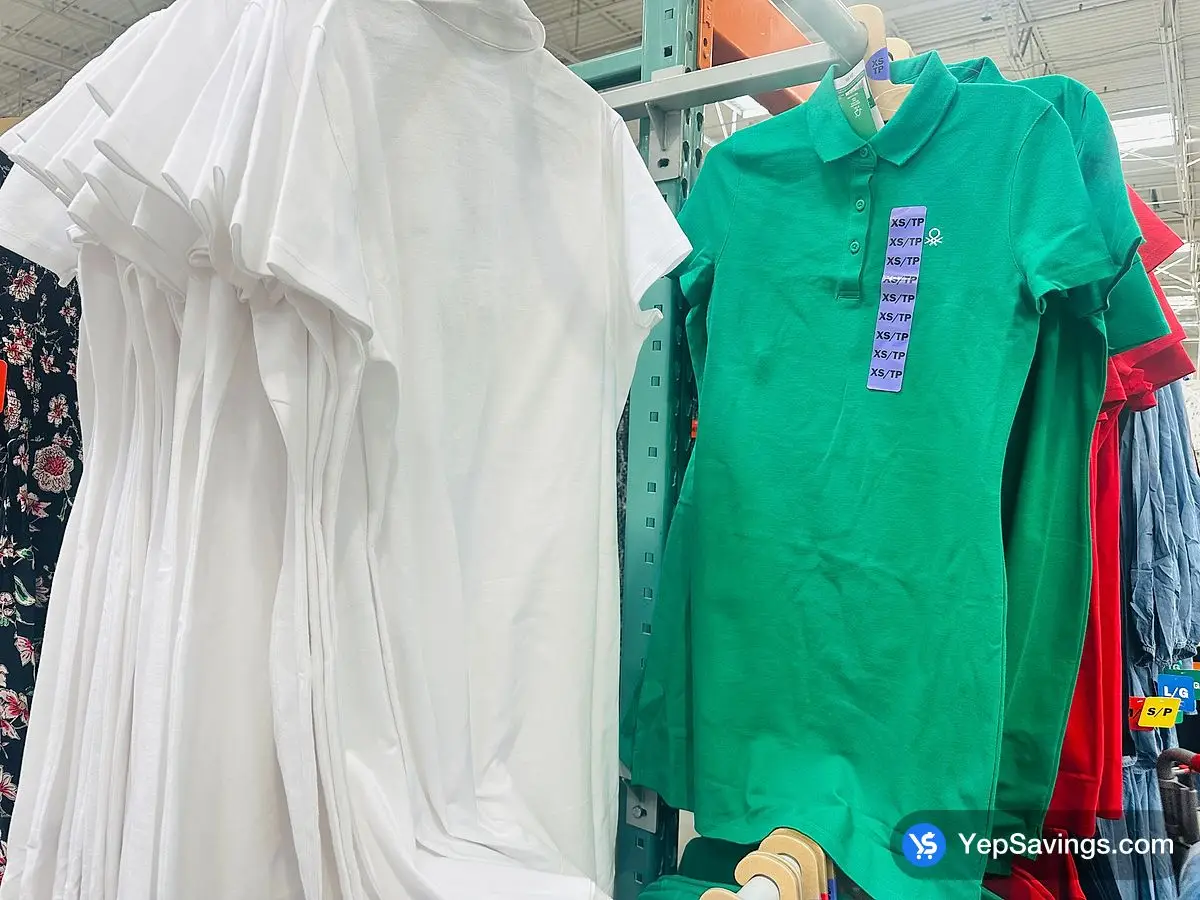 Costco BENETTON POLO DRESS + WOMENS SIZES XS - XL - Canada (ITM 1873460)