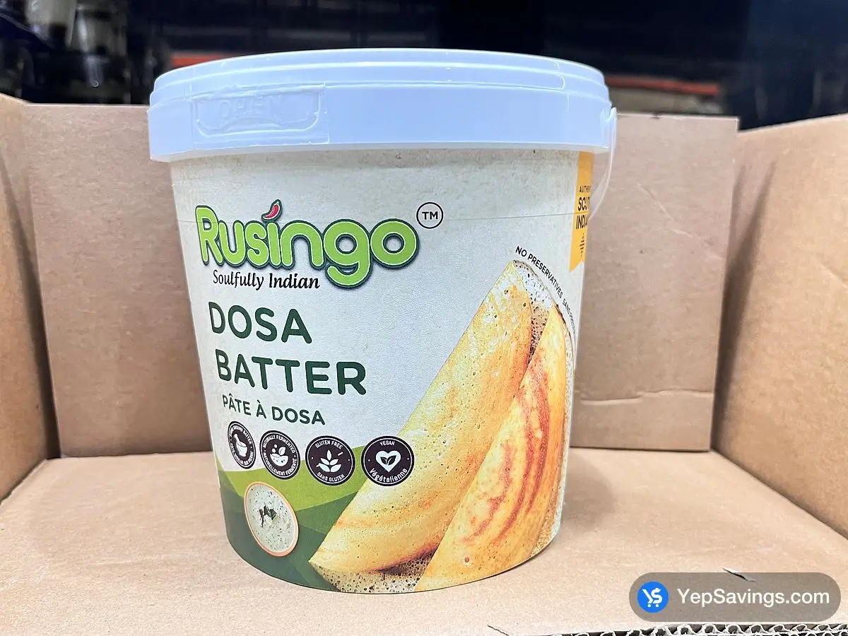 Costco RUSINGO DOSA BATTER 1.8 kg - Canada (ITM 1896899)