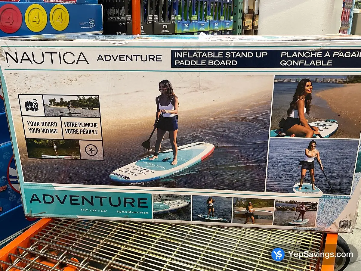 Costco SURF 9 PADDLE BOARD ISUPADVNT21U-BLWH - Canada (ITM 1521192)
