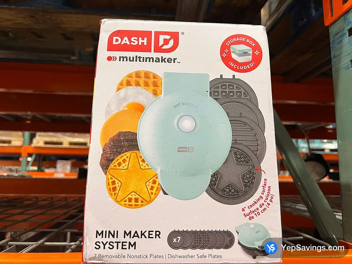 Costco DASH MULTIMAKER SYSTEM MINI WAFFLE MAKER - Canada (ITM 3733544)