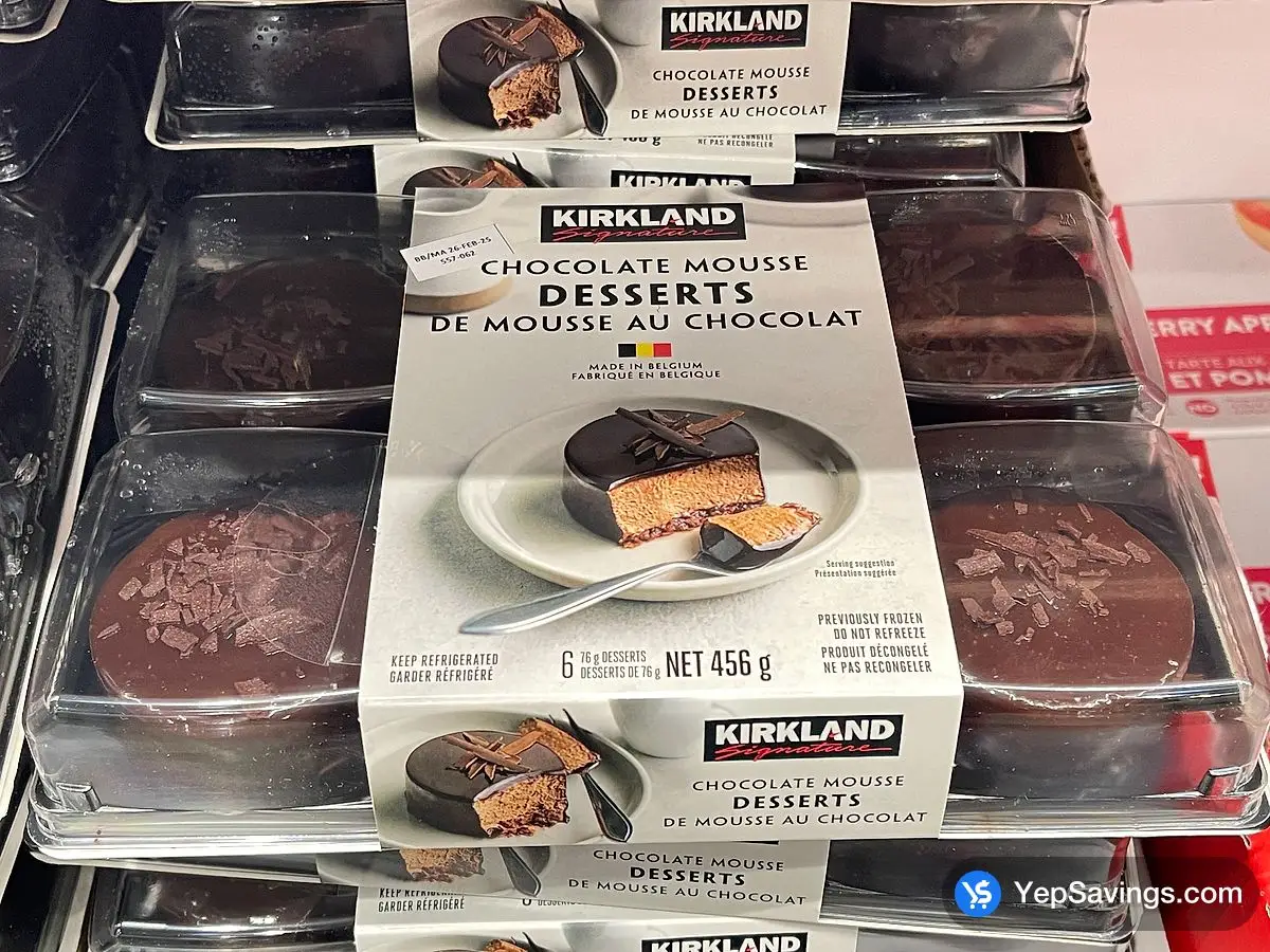 Costco KIRKLAND SIGNATURE CHOCOLATE MOUSSE 6 x 76 g - Canada (ITM 1742998)