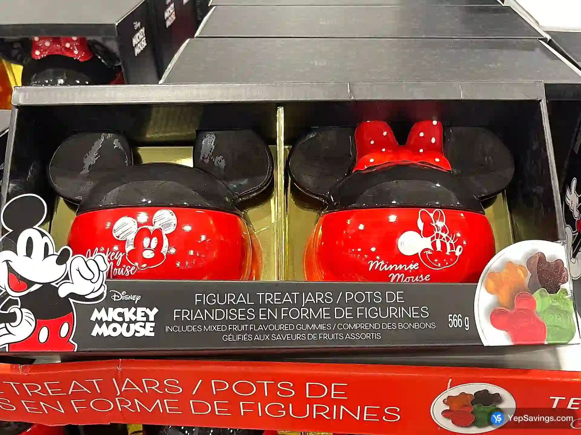 Costco MICKEY & MINNIE MOUSE CANDY JAR 2 x 283 g - Canada (ITM 1945216)