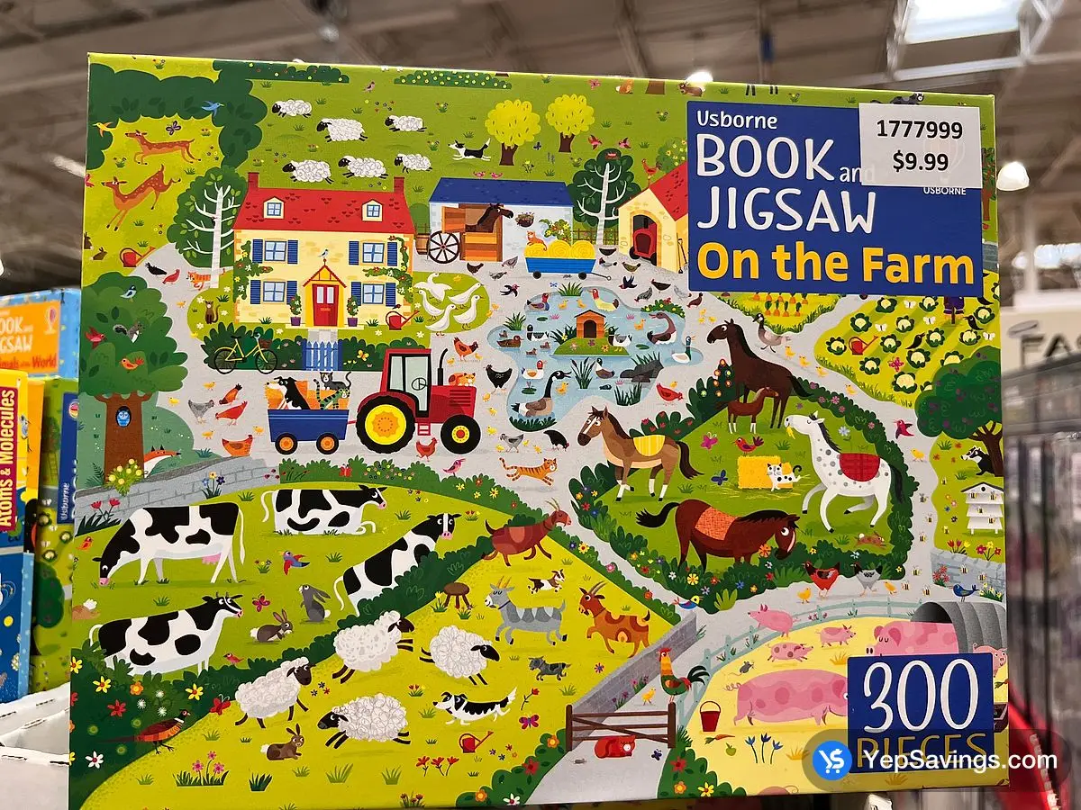 Costco USBORNE BOOK AND PUZZLE - Canada (ITM 1777999)