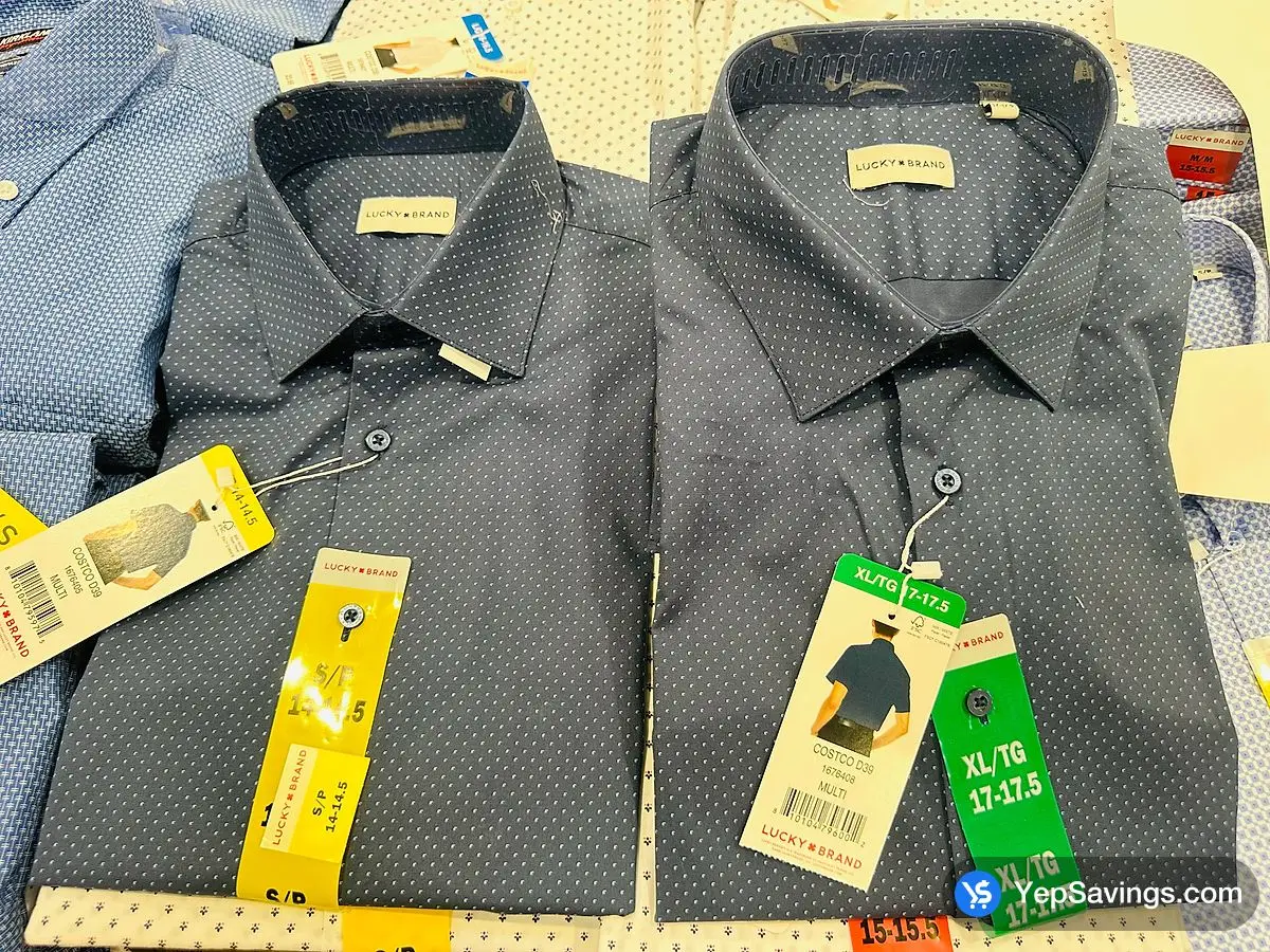 LUCKY BRAND SHORT SLEEVE SHIRT + MENS SIZES S - XXL ITM 1676405 at Costco