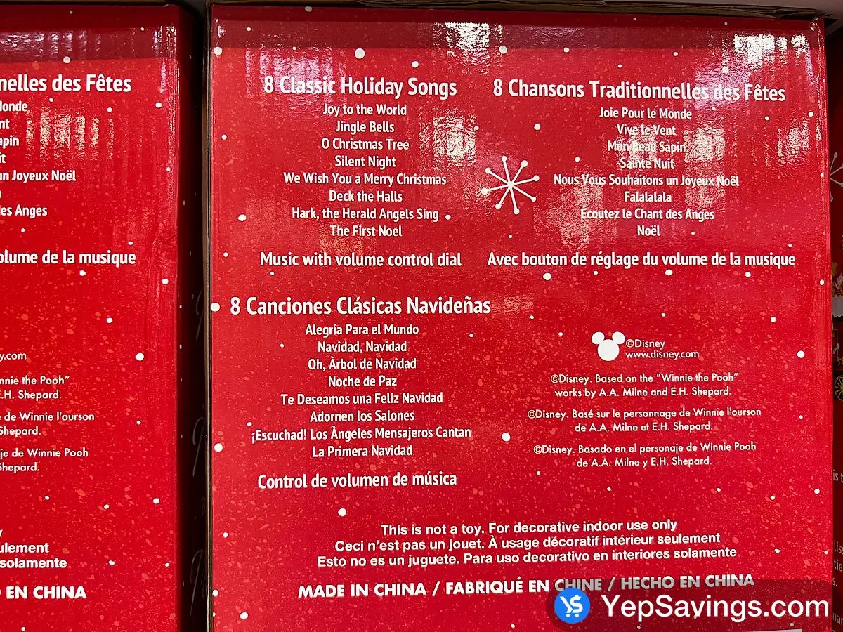 Costco DISNEY HOLIDAY TRAIN WITH LIGHTS AND MUSIC - Canada (ITM 1601273)