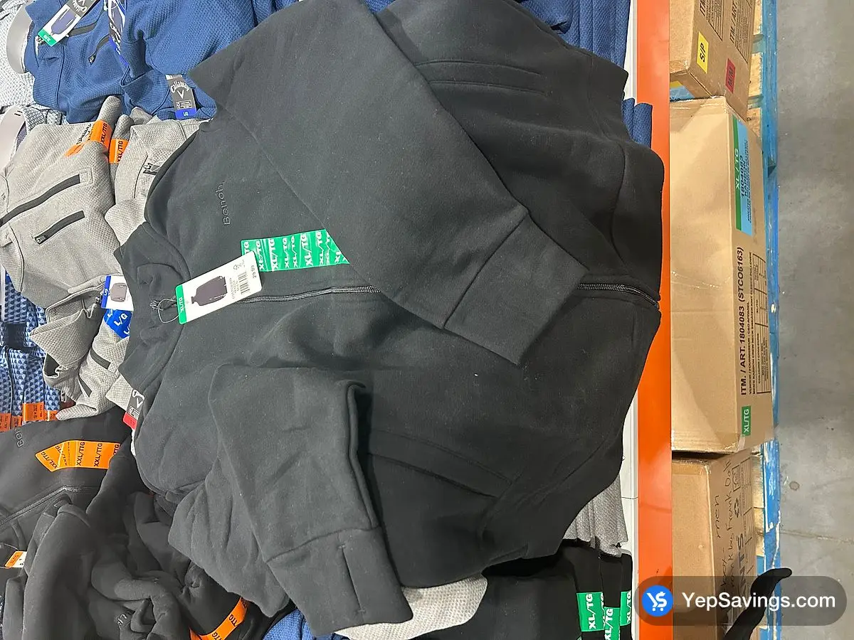 Costco BENCH FULL ZIP JACKET XXL + MENS SIZES S - XXL - Canada (ITM 1832053)